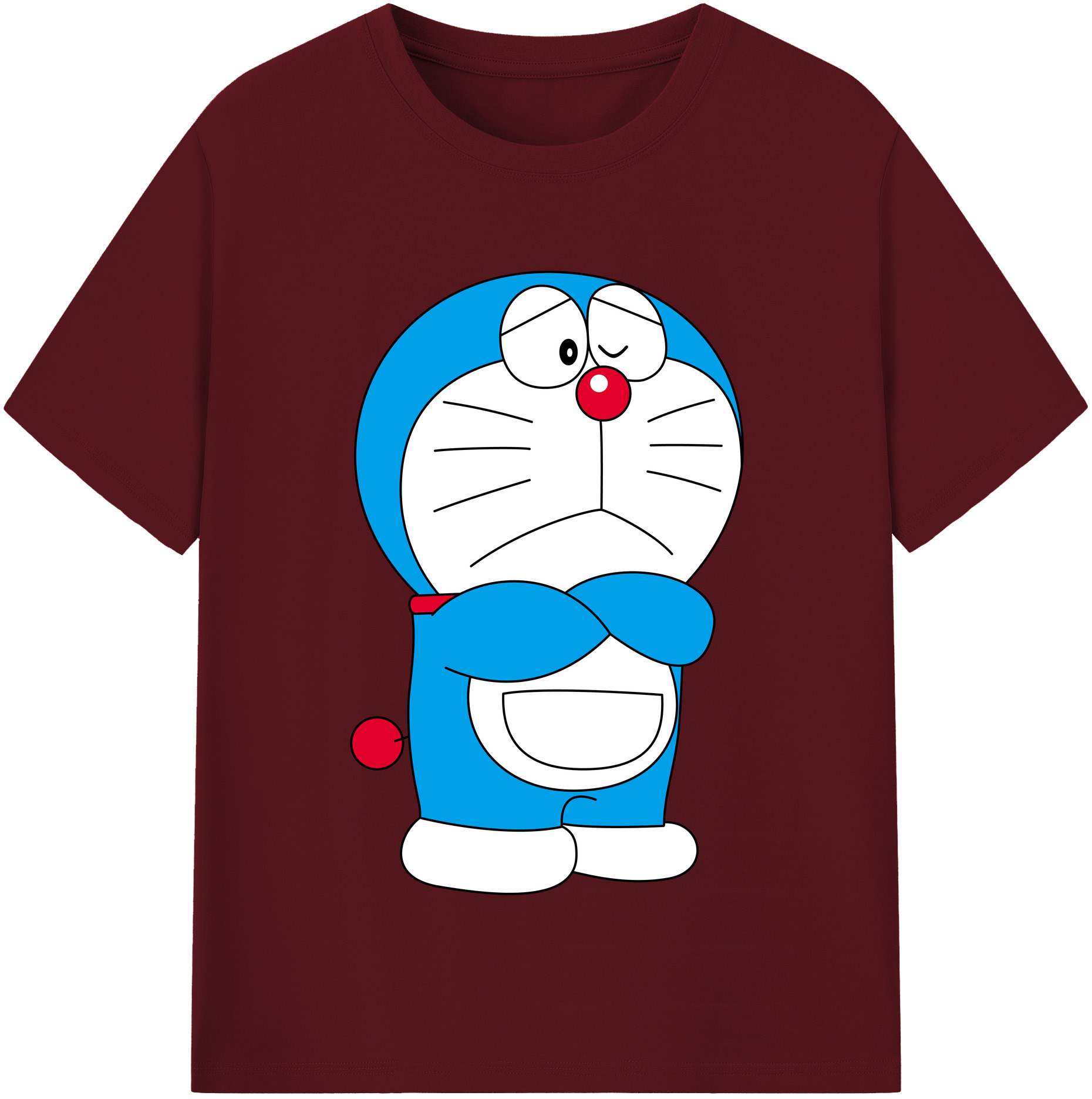 （画像用） ドラえもん Doraemon 綿100％半袖Tシャツ（フロントプリント）